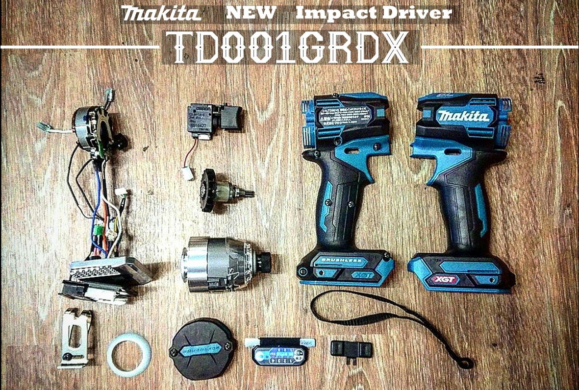 マキタ最新インパクトドライバー TD001GRDXを分解して調べてみた！ | アクトツール 工具買取専門店
