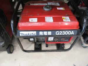 makita/マキタ インバータ発電機 G2300A】買取りました！発電機を売る