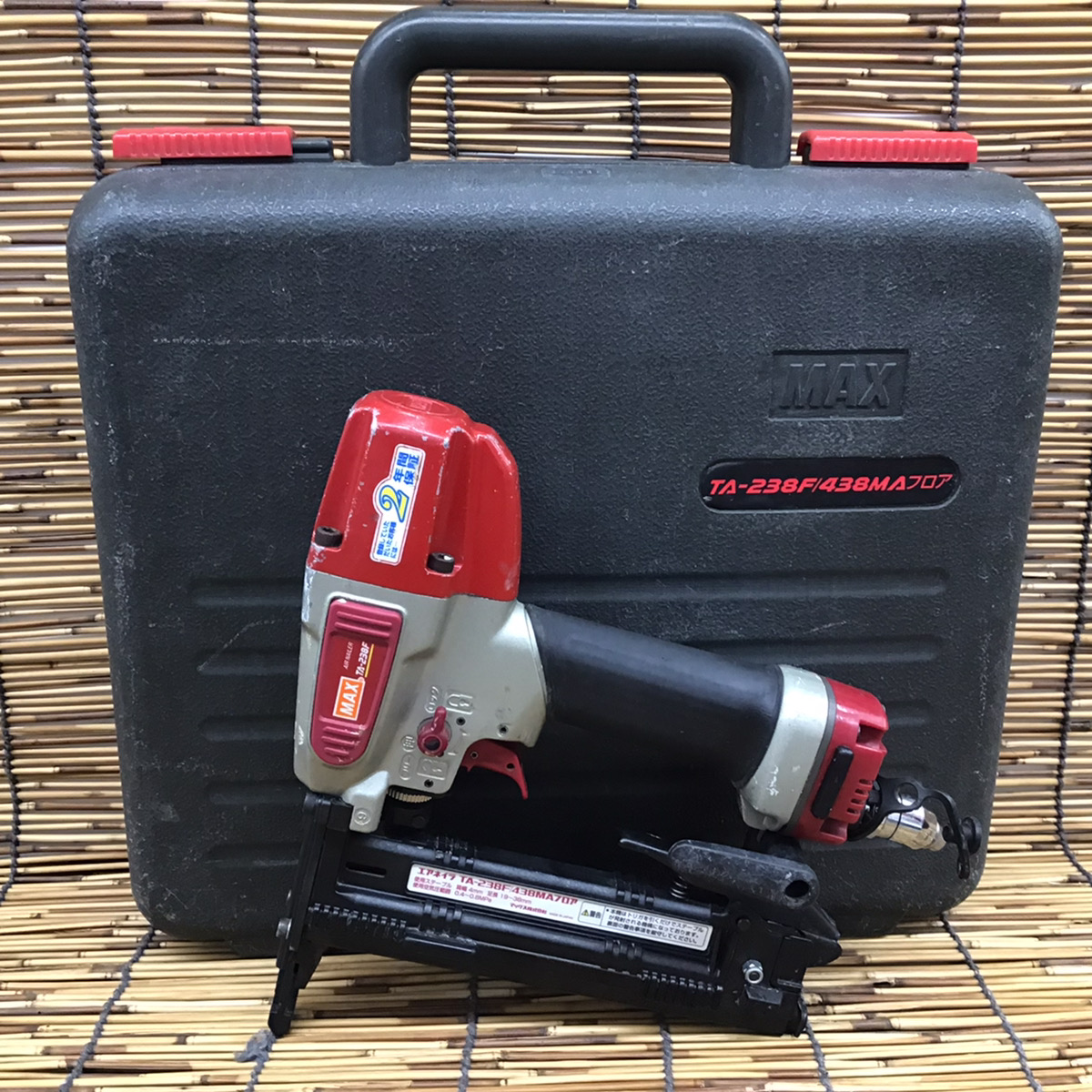 美品】 【MAX】 38㎜ 常圧 エアネイラ TA-238F/438MA フロア フロア 