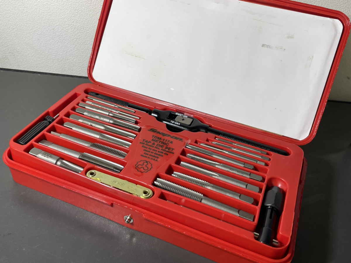 品 スナップオン Snap-on タップ＆ダイスセット TDM-117A - 工具、DIY用品