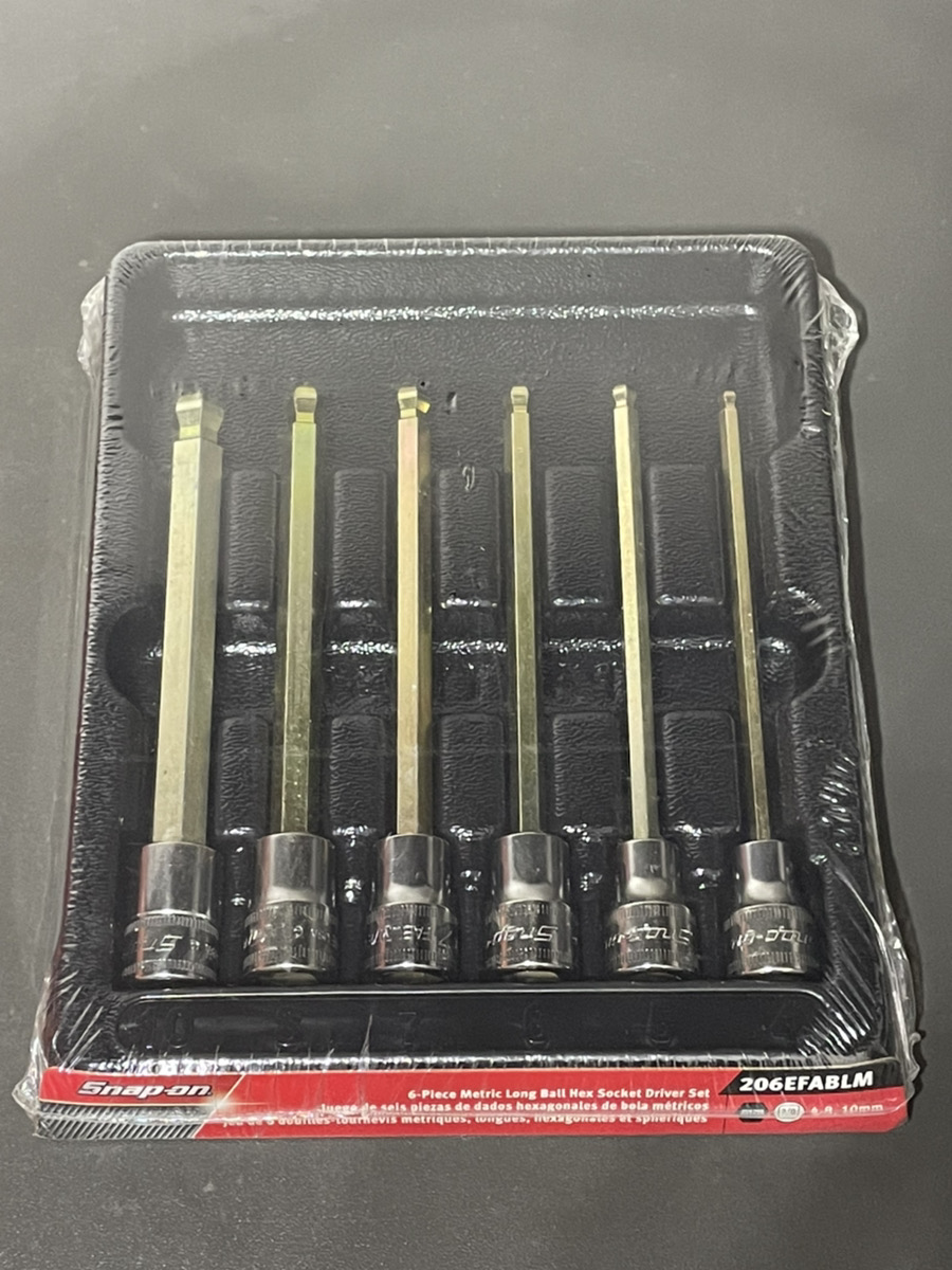 Snap-on スナップオン 206EFAML 3/8角 ロングヘックス ソケットセット 